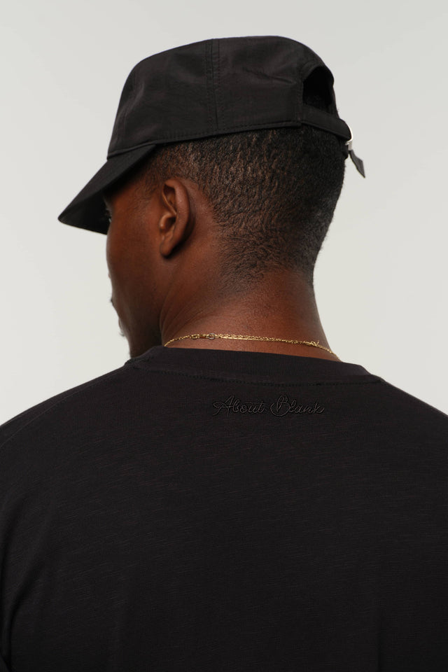 nylon cap black