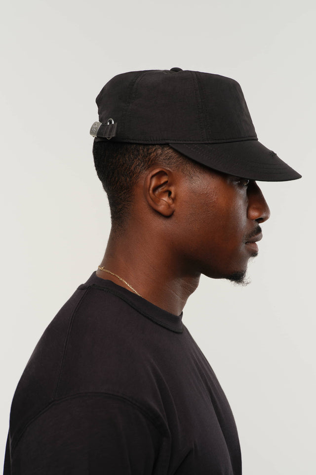nylon cap black