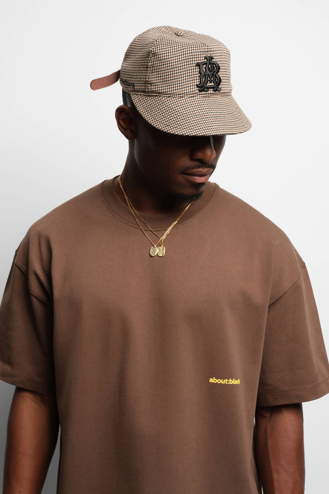 box t-shirt brown/yellow