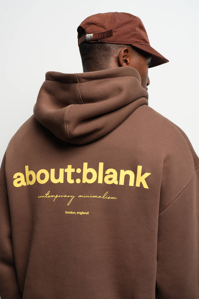 box hoodie brown/yellow