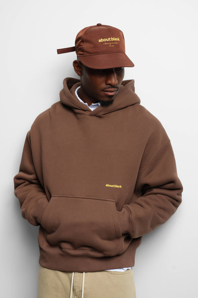 box hoodie brown/yellow
