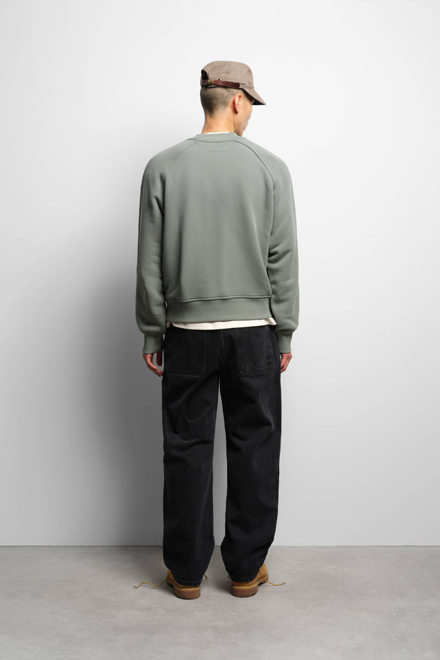 washed raglan sweat sage