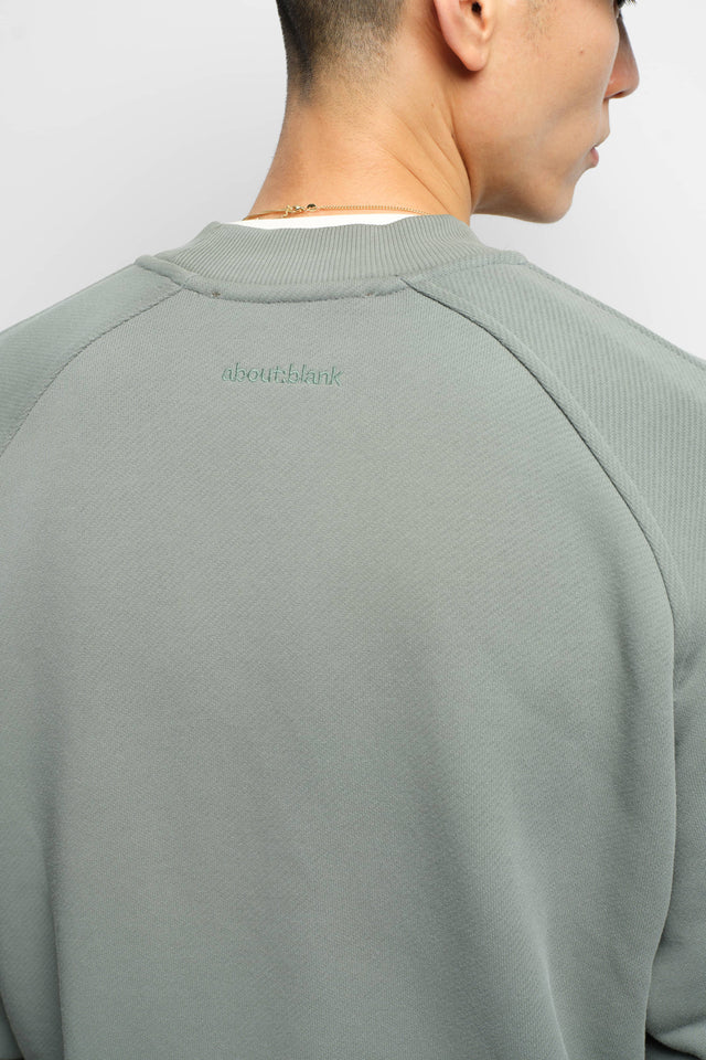 washed raglan sweat sage