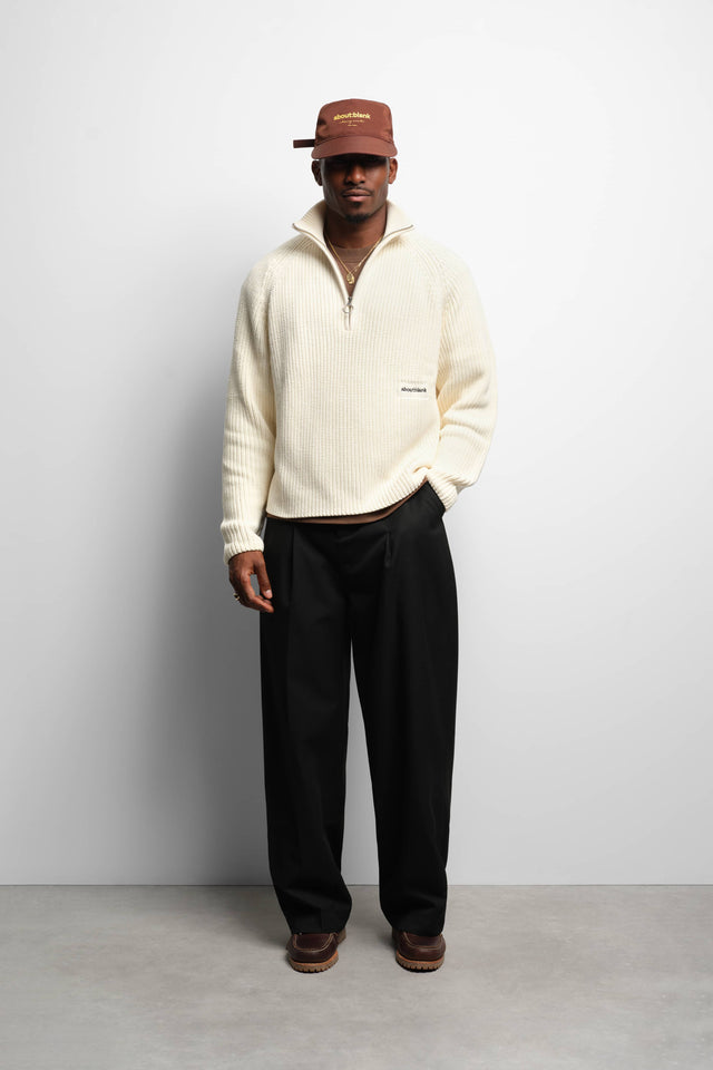 funnel knit ecru