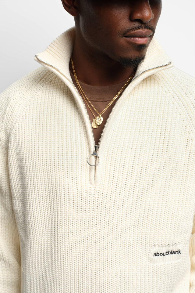 funnel knit ecru