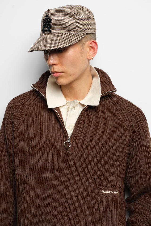 funnel knit brown