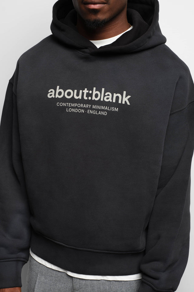 garcon hoodie washed black