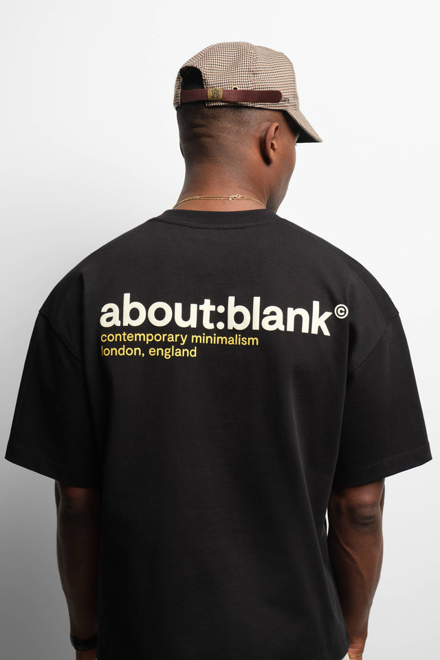 collection t-shirt black/white/yellow