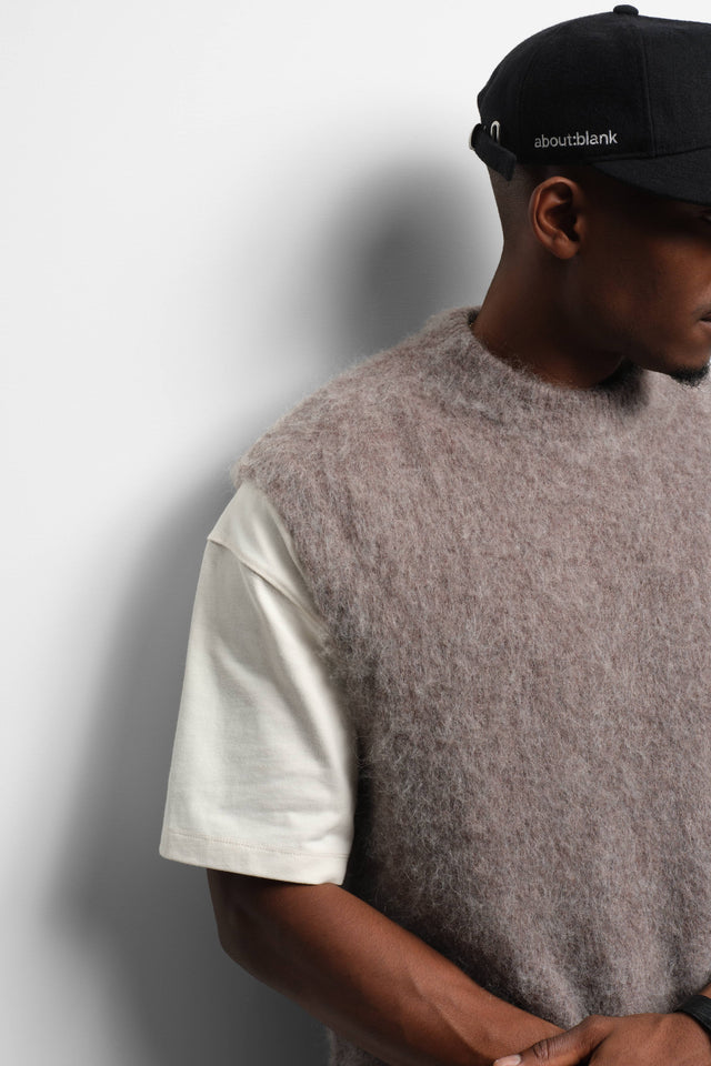 brushed vest biscuit