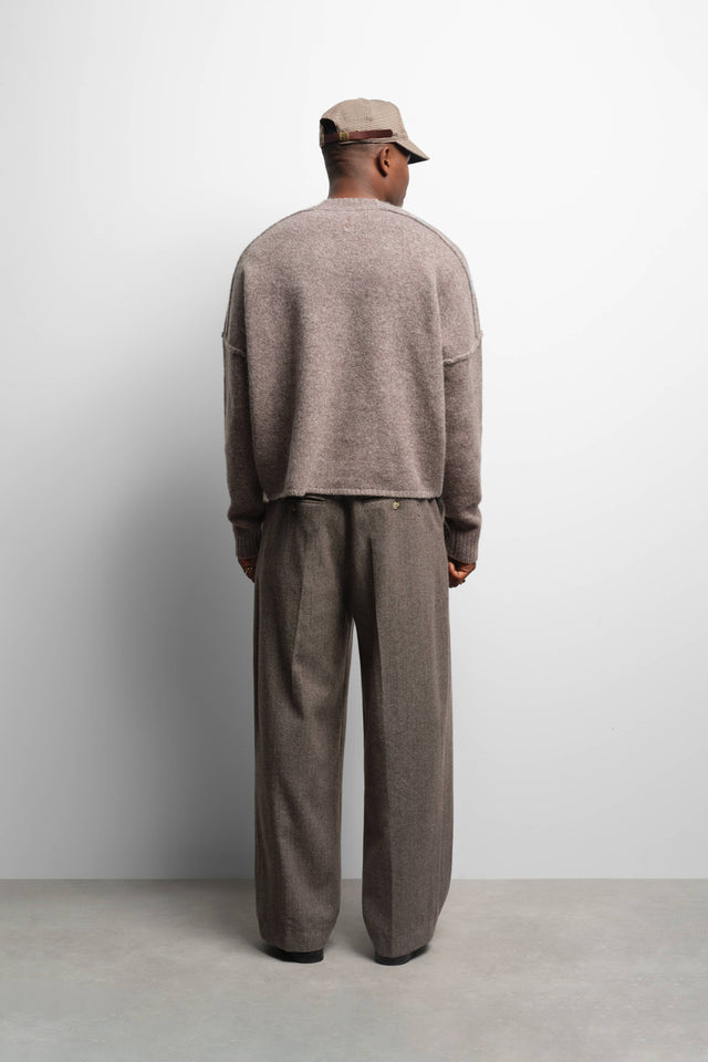 exposed mock neck biscuit