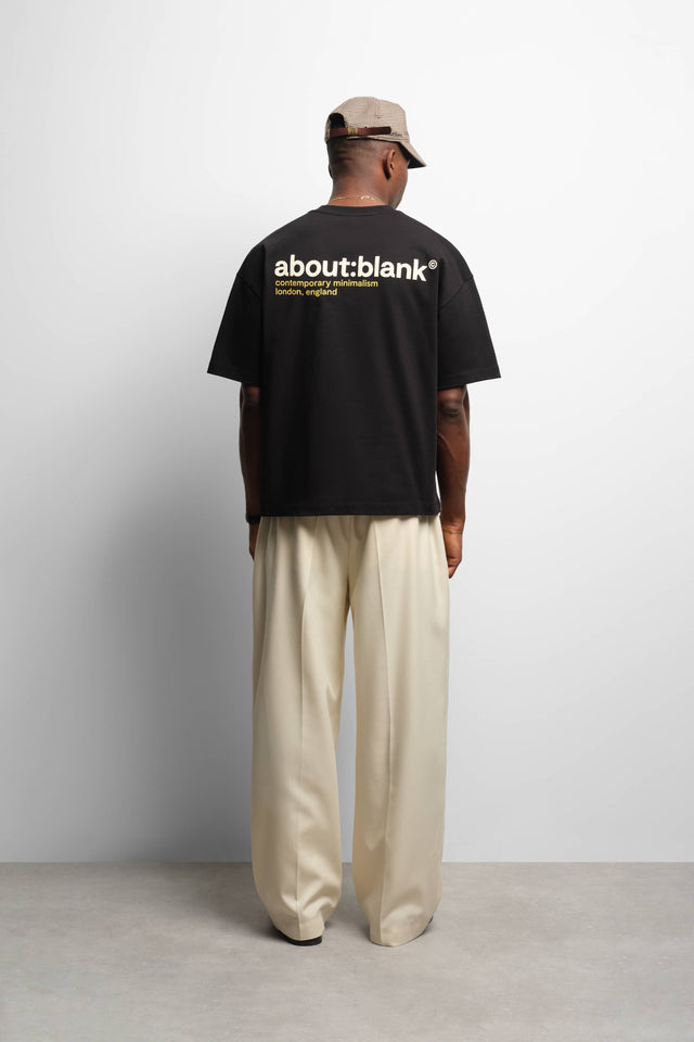 collection t-shirt black/white/yellow