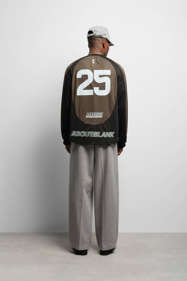 motocross jersey black/olive/sage