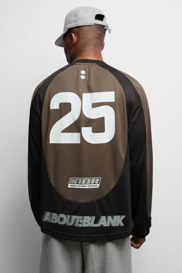 motocross jersey black/olive/sage