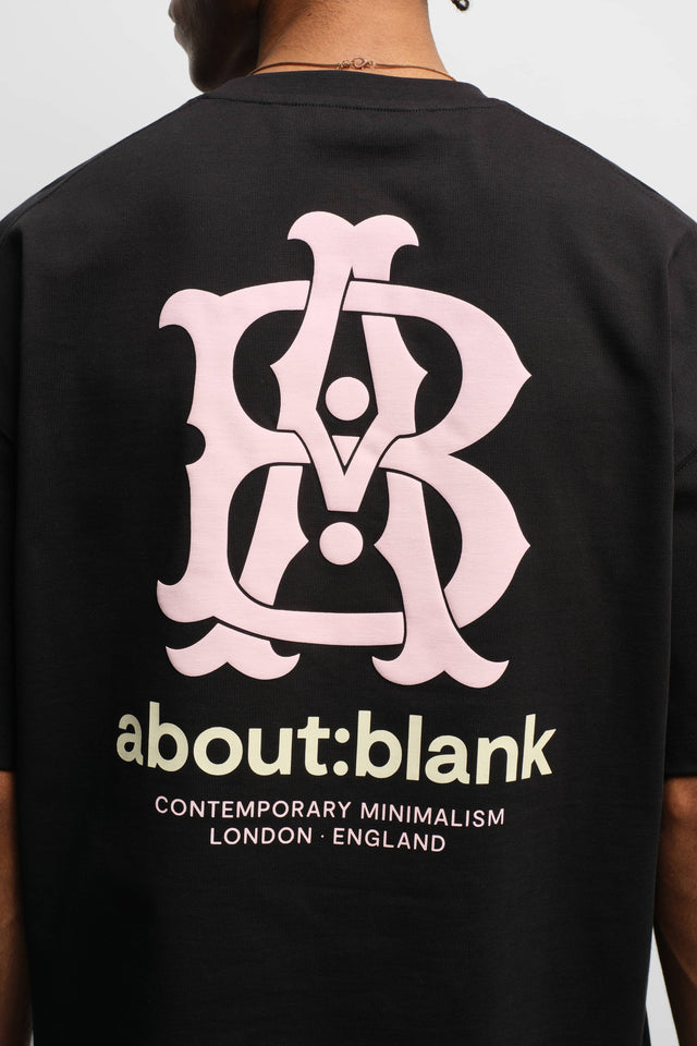 insignia t-shirt black/pink/ecru