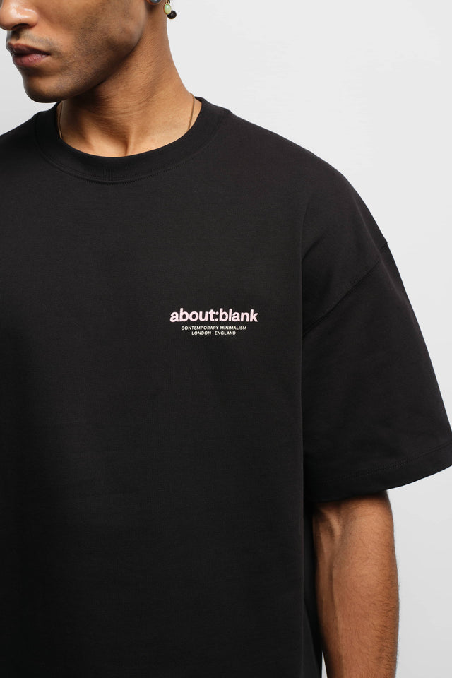 insignia t-shirt black/pink/ecru