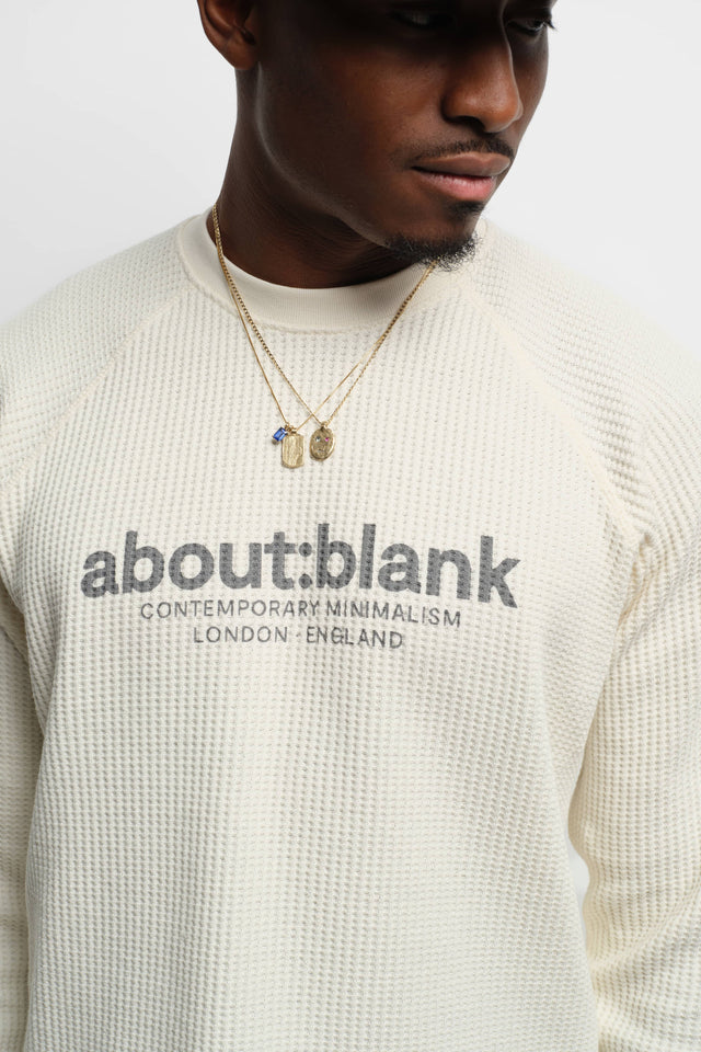 garcon long sleeve waffle oat