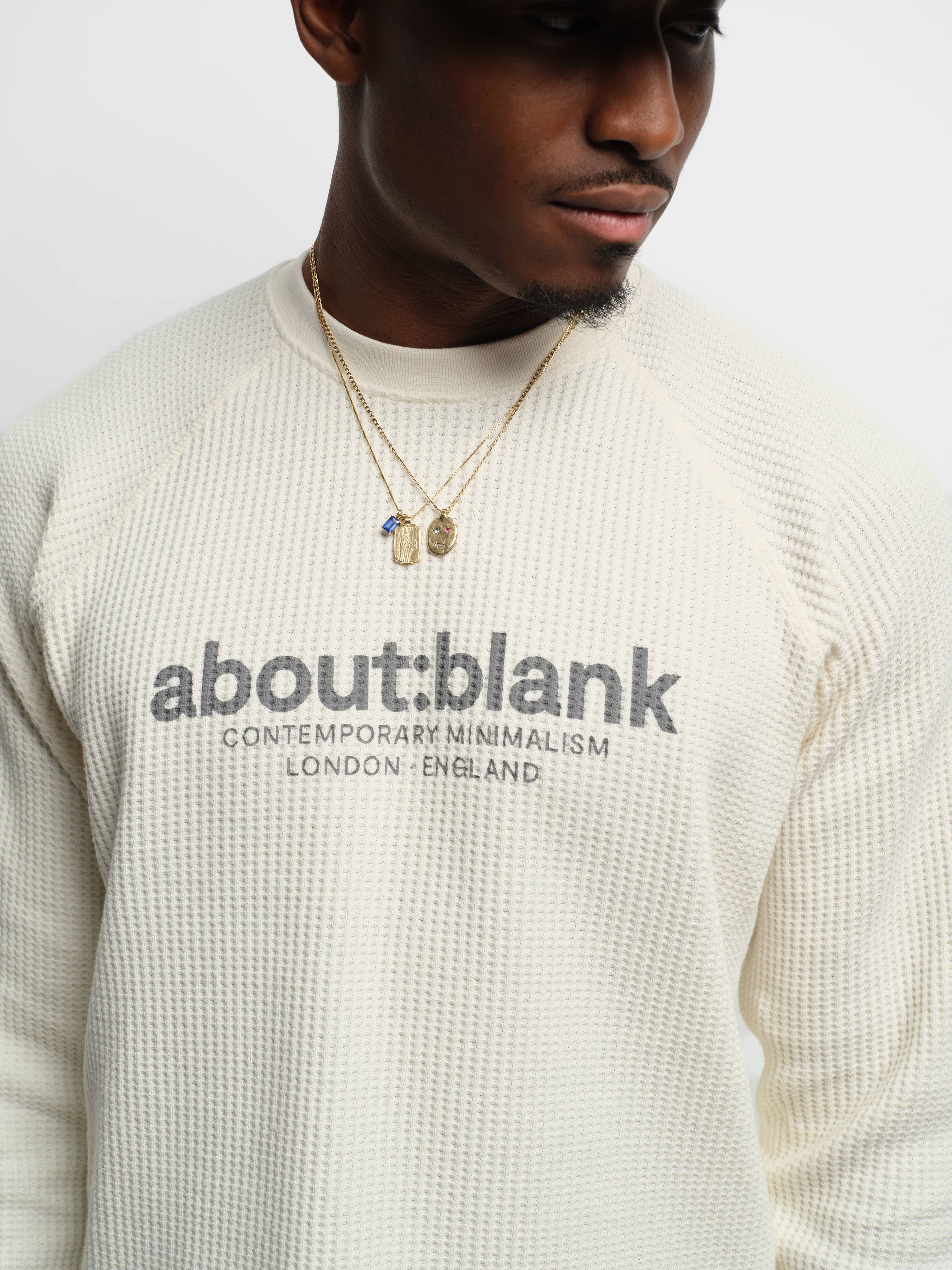 about:blank | garcon long sleeve waffle - oat