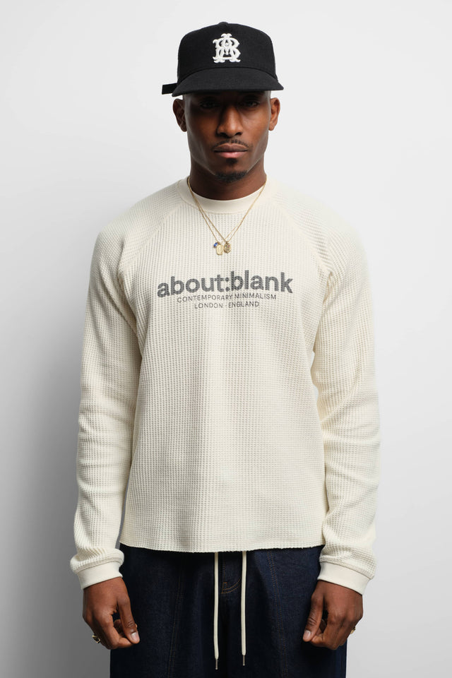 garcon long sleeve waffle oat