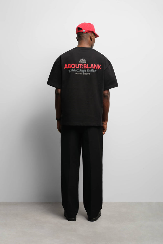 blazon t-shirt black/red/grey