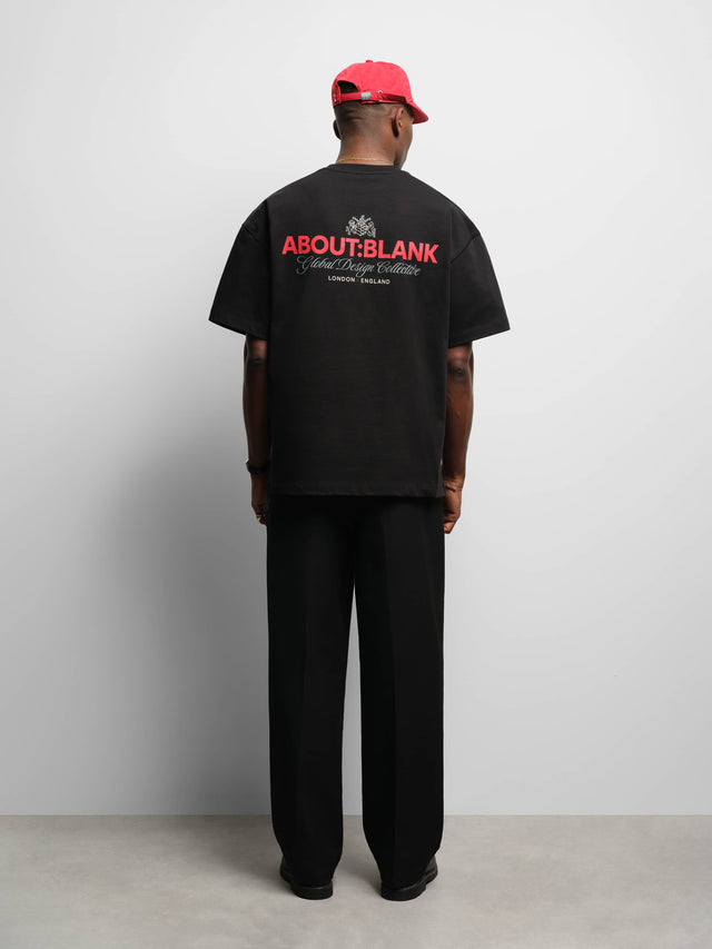 blazon t-shirt black/red/grey