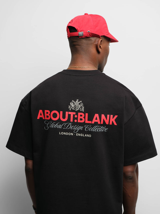 blazon t-shirt black/red/grey