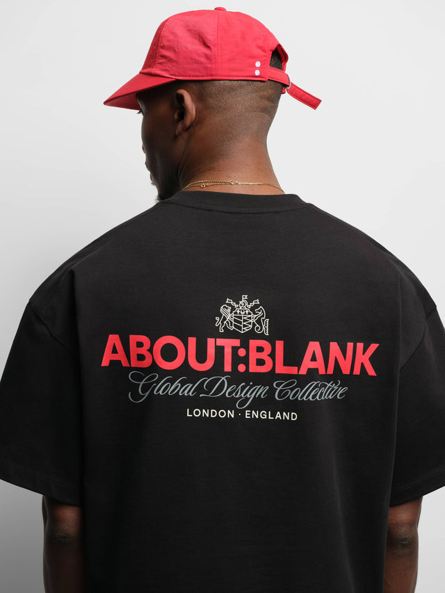 blazon t-shirt black/red/grey