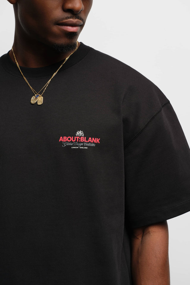 blazon t-shirt black/red/grey