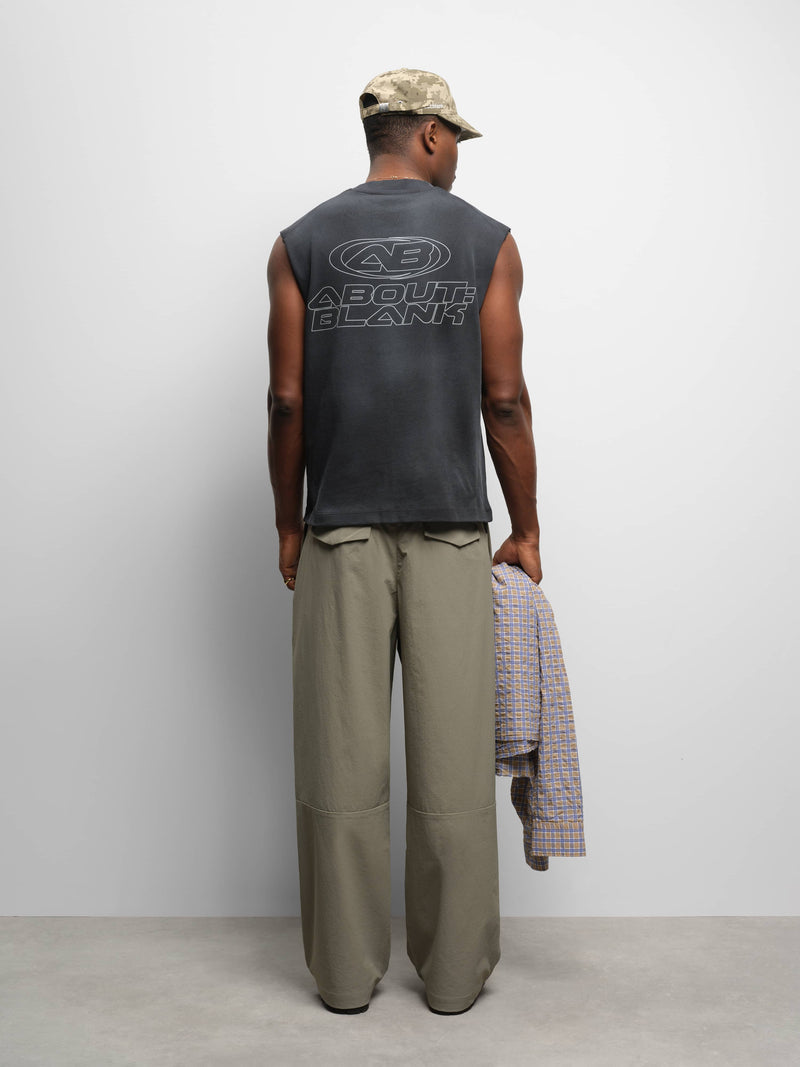 ellipse sleeveless t-shirt detail 2