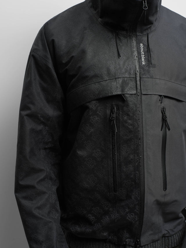 water reactive jacket dusty black