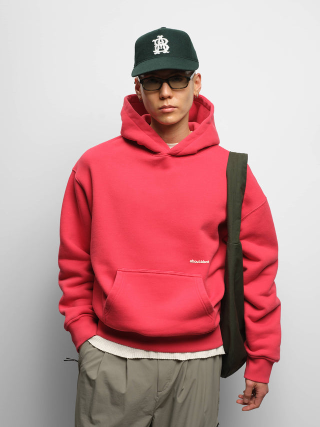 box hoodie red/ecru