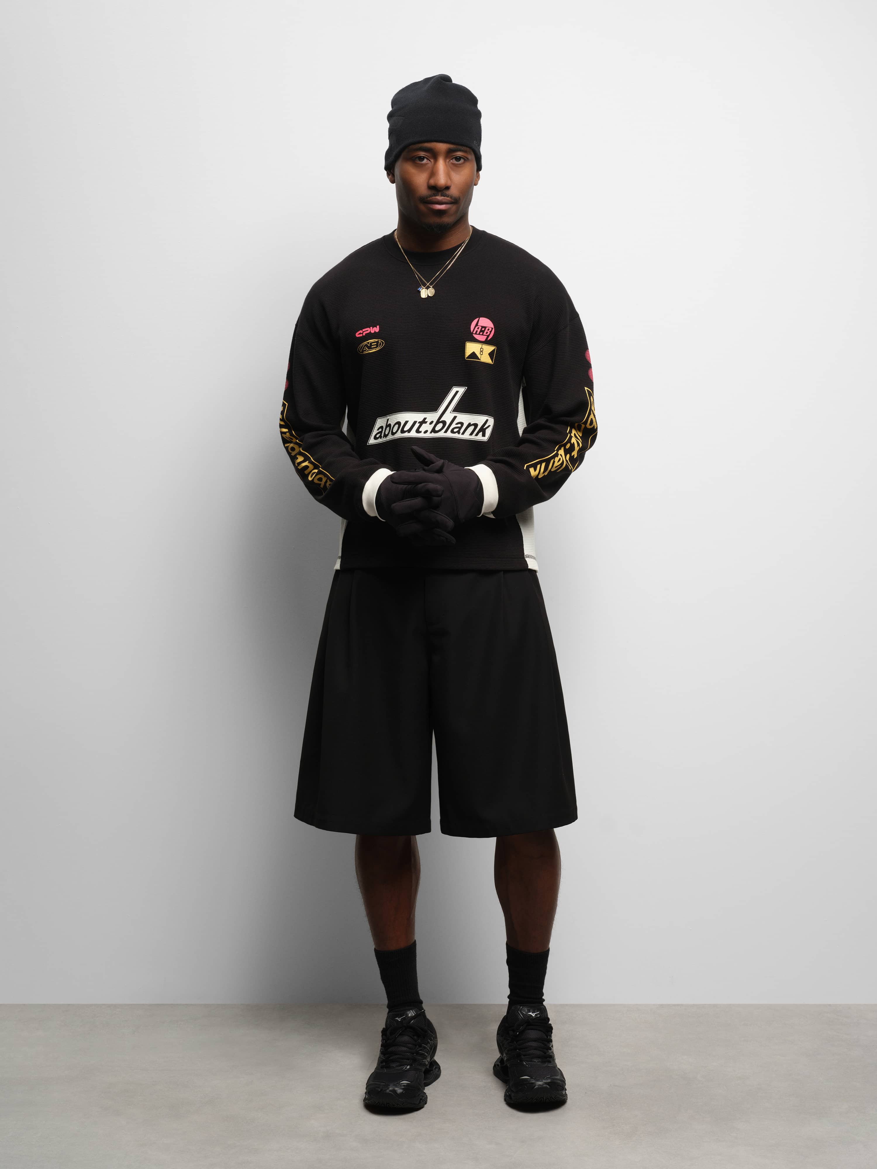 about:blank | slalom graphic t-shirt black