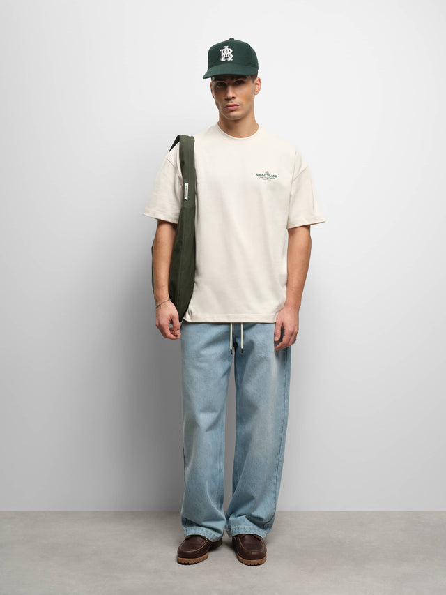 relaxed denim light wash