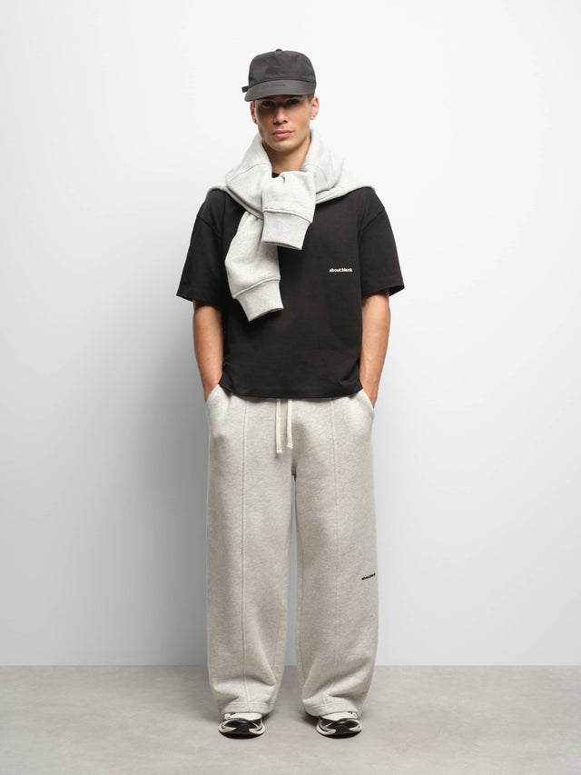 box t-shirt black/ecru