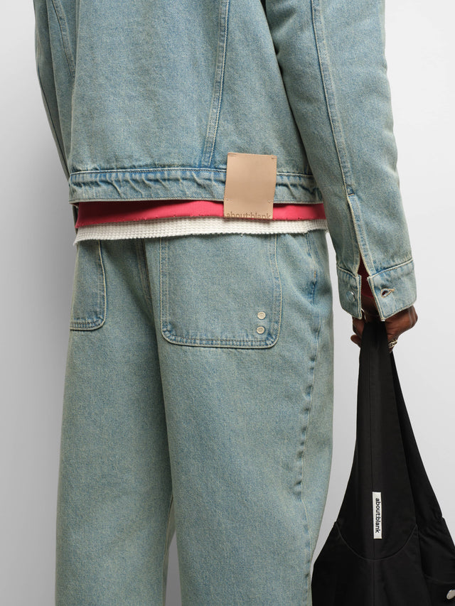 relaxed denim jean murky wash