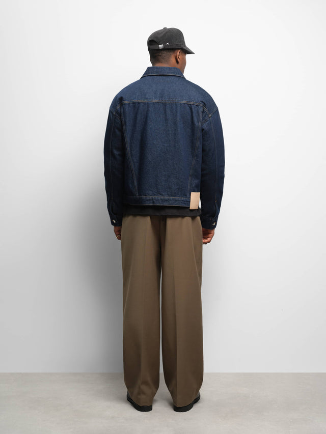 denim jacket raw indigo