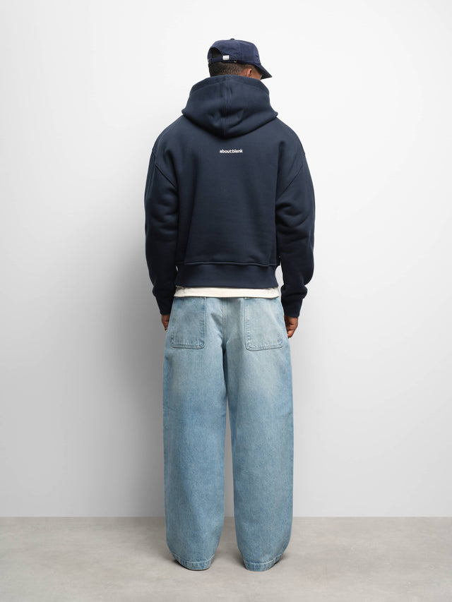 monogram hoodie navy