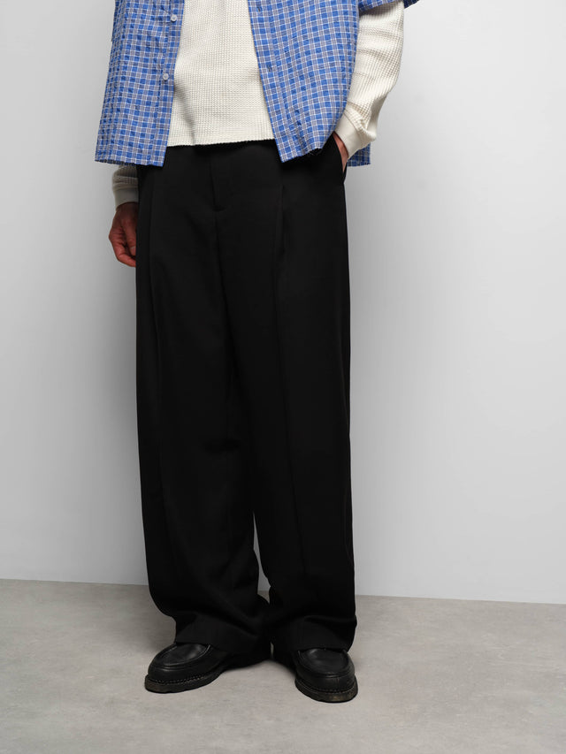 about:blank | tailored wide leg trouser black about:blank | tailored wide leg trouser black