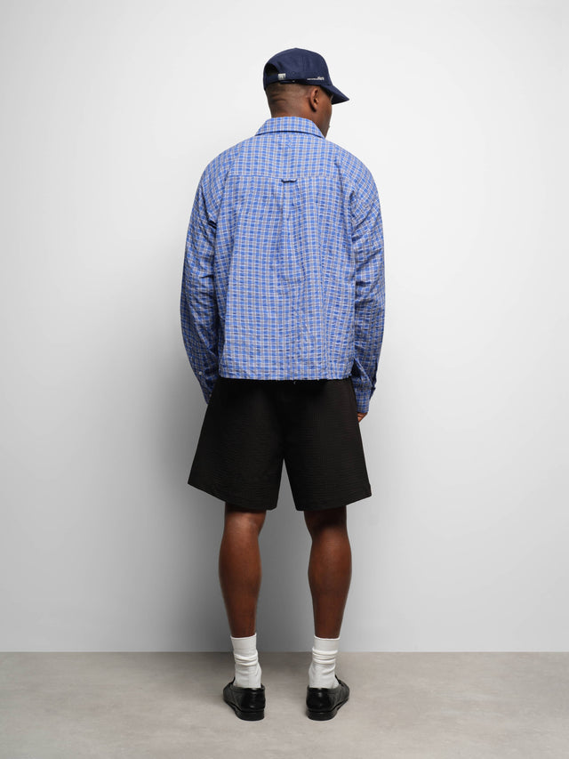 textured short black