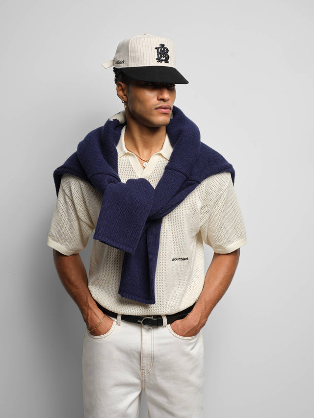 resort knit polo oat
