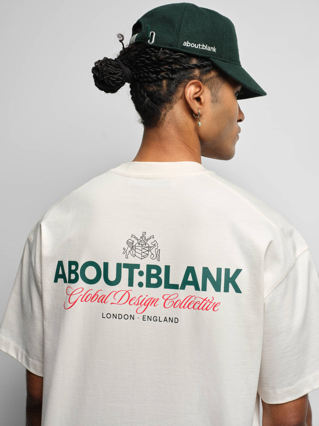 blazon t-shirt oat/green