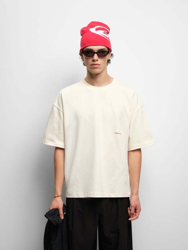 oblique t-shirt oat