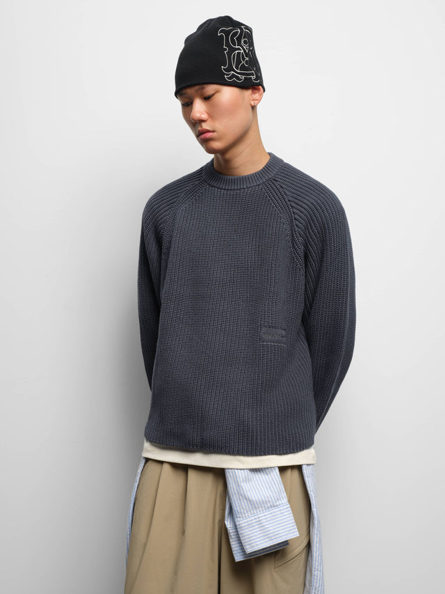 rib knit crew turbulence