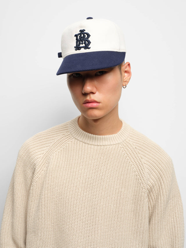 rib knit crew pumice