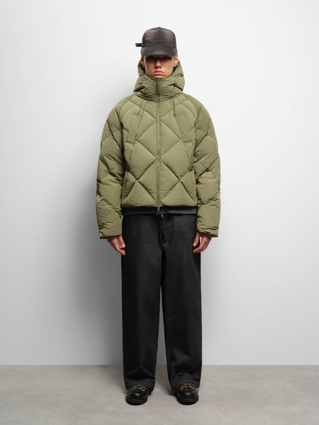 ripstop puffer jacket clover