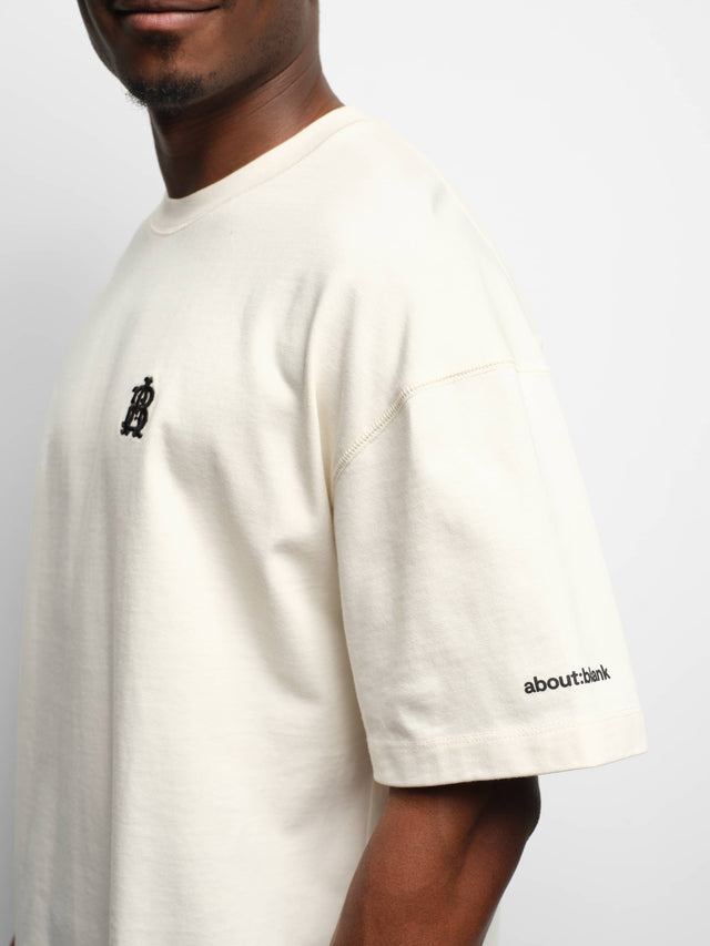 classic t-shirt oat/black