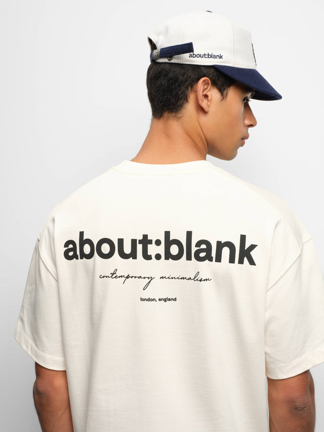 box t-shirt oat/black