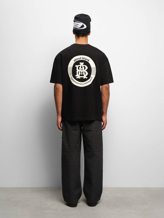 disc t-shirt black
