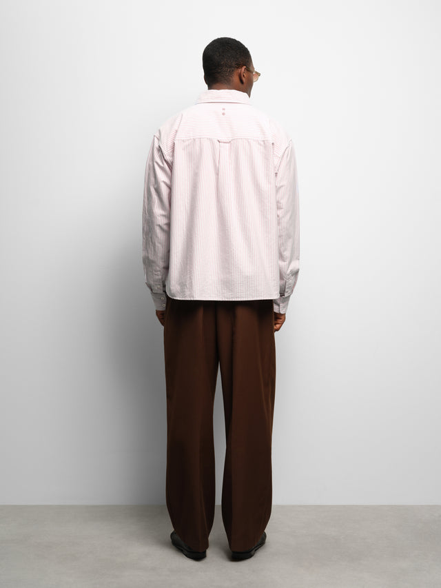 oxford script shirt pink