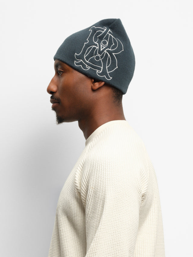 emblem skull beanie epsom green
