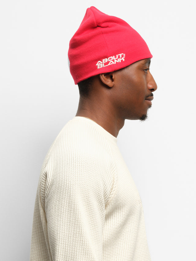 ellipse skull beanie red/ecru